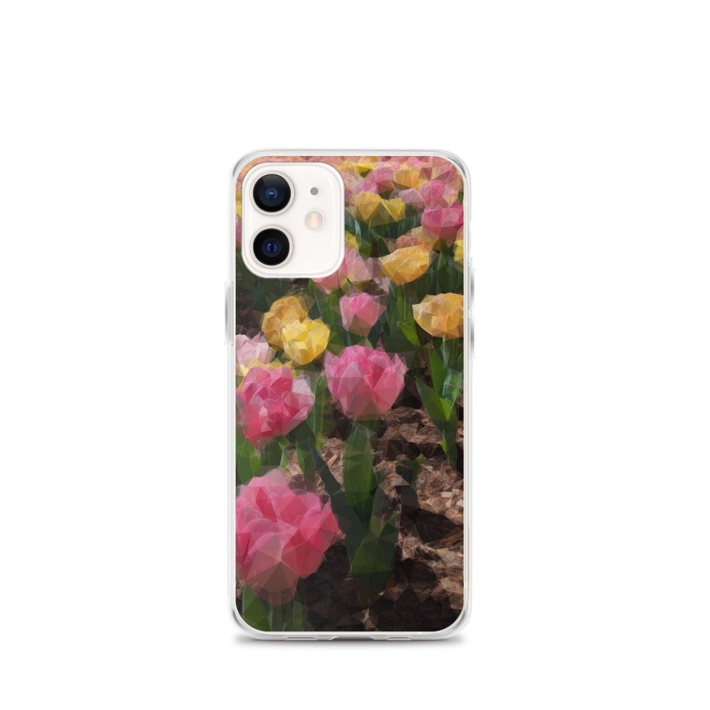 Clear Case for iPhone® Polygon Floral