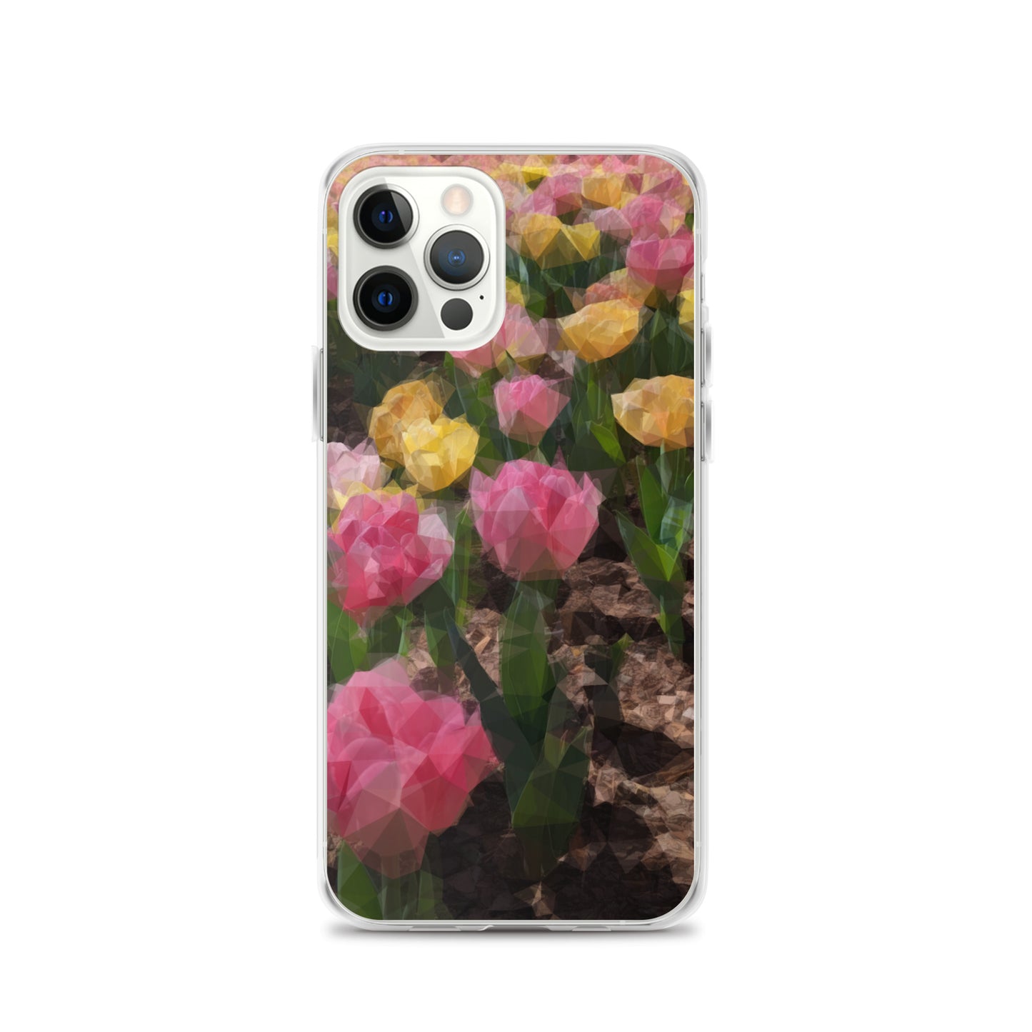 Clear Case for iPhone® Polygon Floral