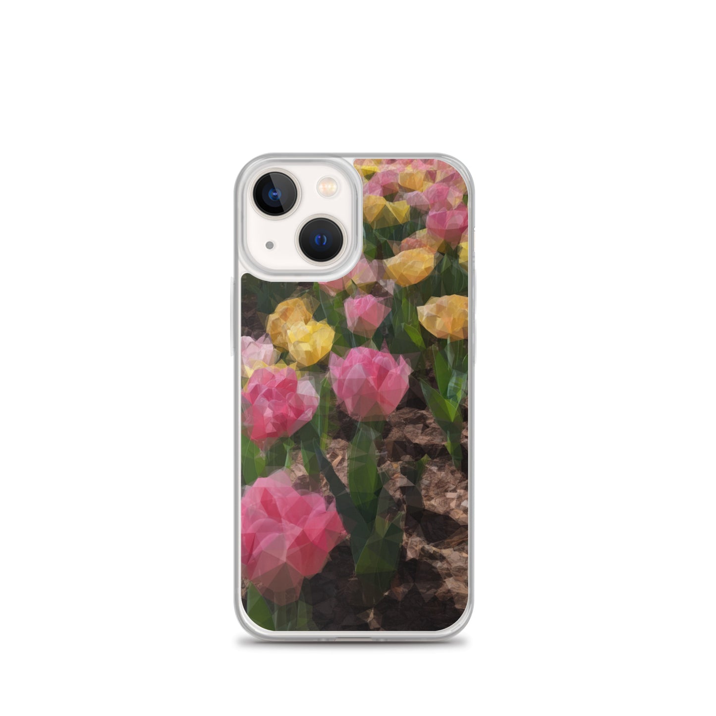 Clear Case for iPhone® Polygon Floral