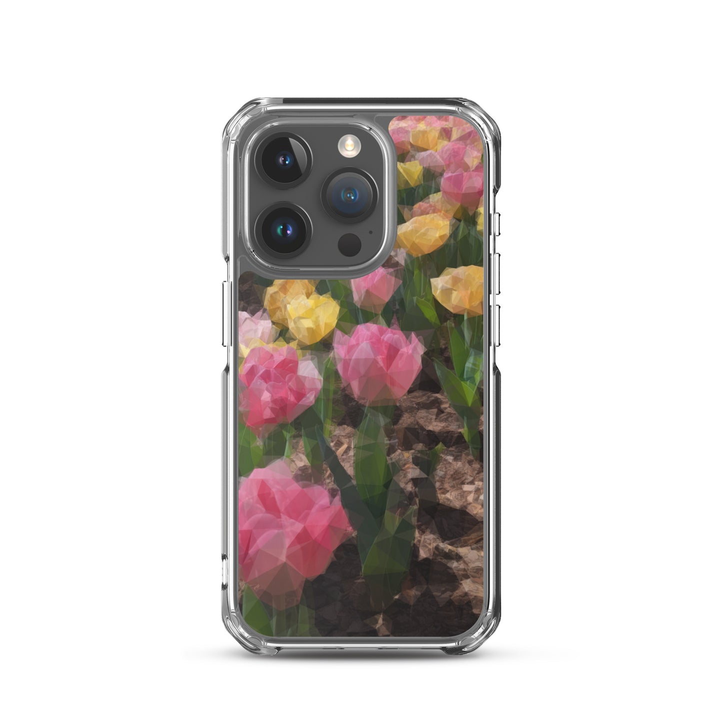 Clear Case for iPhone® Polygon Floral