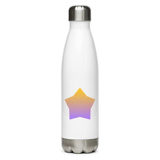 Stainless Steel Water Bottle Groovy Star